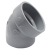 Canplas PVC DWV 45 Degree PVC Street Elbow Spigot x Hub
