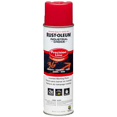 Rust-Oleum Industrial Choice M1600 System System SB Precision Line Marking Paint (17 oz, Safety Red)