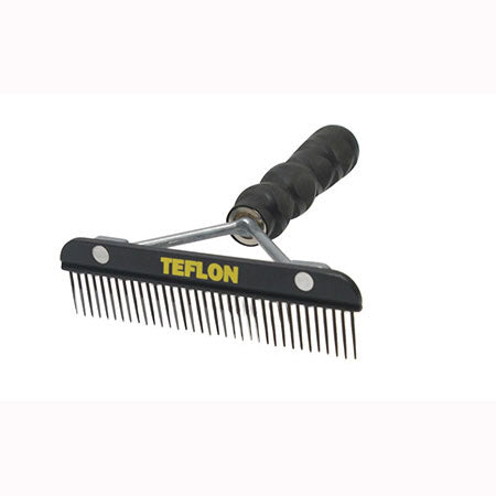 Sullivan Teflon Comb w/Grip (6″)