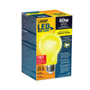 Feit Electric 5W (60W Equivalent) A19 E26 Base Yellow LED Bug Light (5W (60W Equivalent))