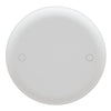 Thomas & Betts Carlon Ceiling Fan Box Cover, Round, Blank, 4-Inch Diameter, White