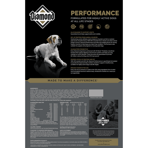 Diamond Performance Dry Dog Food