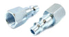 Forney Industrial/Milton Style Plug, 1/4 in x 1/4 in FNPT (2-Pack)