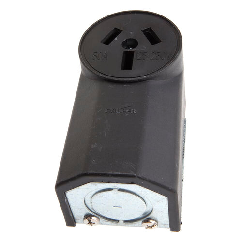 Forney Wall Receptacle with Crowfoot, 220-Volt, 50 AMP, (32535)