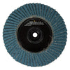 Forney Industries Double Sided Flap Disc, 40/40 Grits, 4-1/2 in