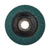 Forney Curved Edge Flap Disc, 4-1/2 in x 7/8 in, 60 Grit