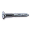 Monster Fastener Zinc Plated Steel Phillips Flat Head Wood Screws