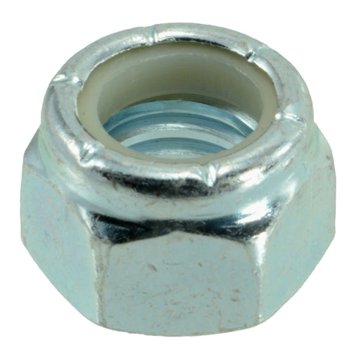 Monster Fastener Zinc Plated Grade 2 Steel Coarse Thread Nylon Insert Lock Nuts