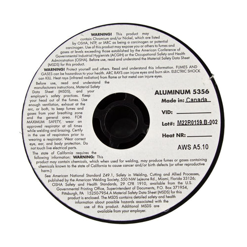 Forney ER5356 Aluminum MIG Welding Wire .030 in x 1 Pound