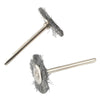 Forney 2-Piece Wire Brush Steel Set 1 in