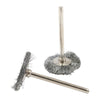 Forney 2-Piece Wire Brush Steel Set 1 in
