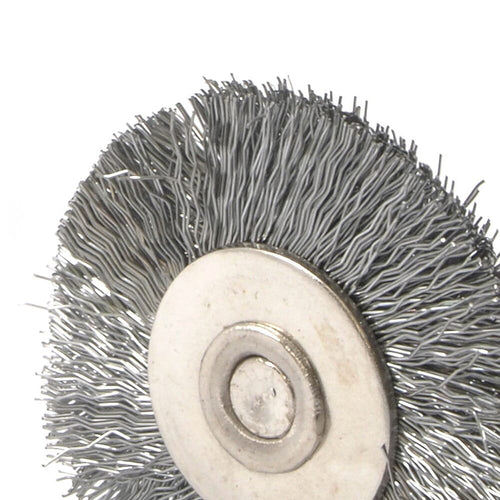 Forney 2-Piece Wire Brush Steel Set 1 in
