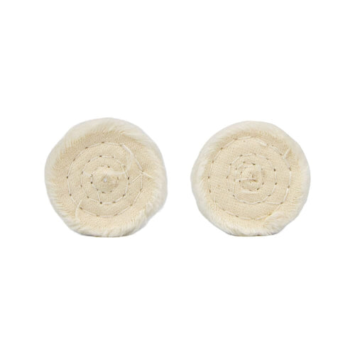Forney Buffing Wheel, Cotton, Replacement 1-1/2 in (2-Pack)