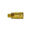 Forney Industries Aro Style Coupler, 1/4 in x 1/4 in MNPT