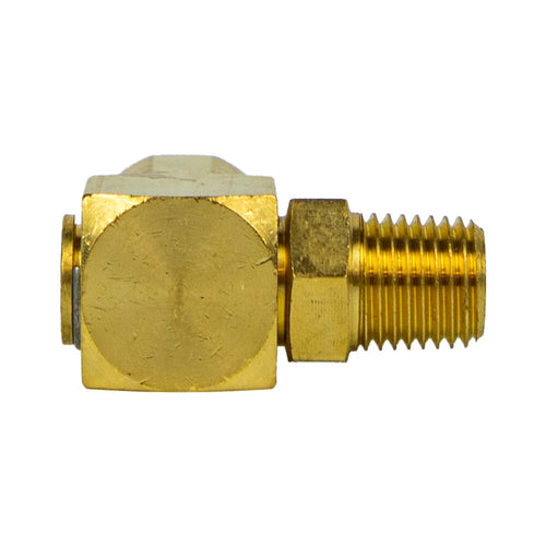 Forney Industries Swivel, 90 Degree, 1/4 in MNPT x 1/4 in FNPT