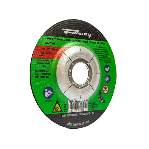 Forney 5-Pack of Forney 71793 (4-1/2 in Metal Cut-Off Wheel)