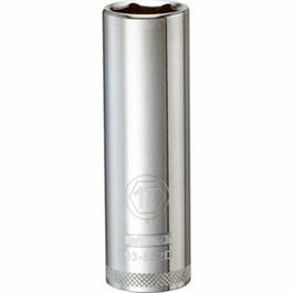 Metric Deep Socket, 6-Point, 1/2-In. Drive, 17mm