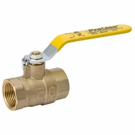 B & K Industries Series 7700T Brass Ball Valve Premium | Full Port 1/4