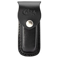 Case xx Medium Leather Belt Sheath Button-Snap