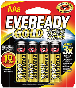 EVEREADY GOLD AA8 PACK