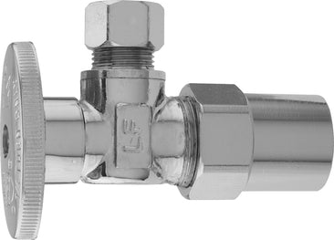 Plumb Pak  Angle Transitional Water Supply Line Valves, 1/2 X 3/8