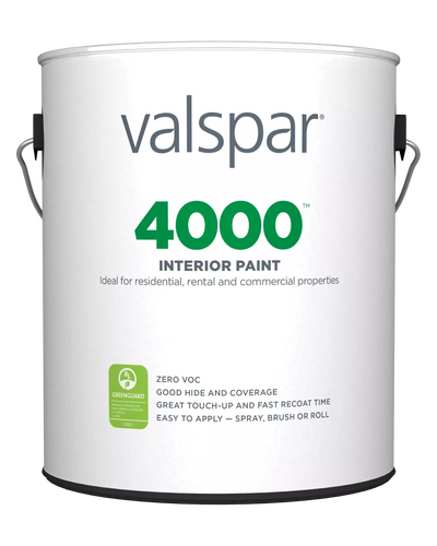 Valspar® 4000™ Interior Paint 1 Gallon Semi Gloss White